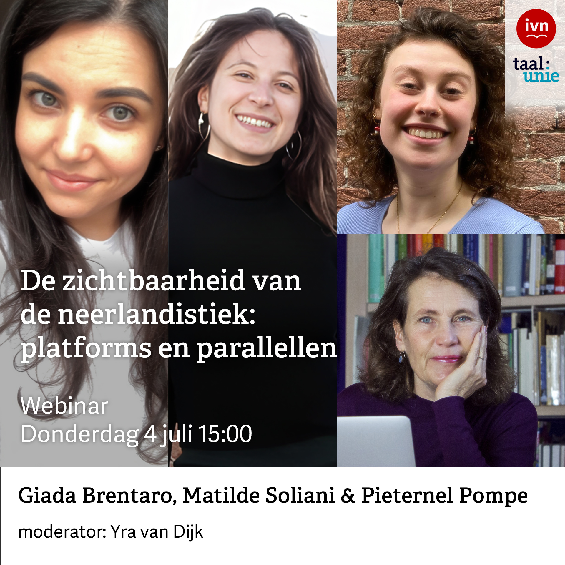 Webinar Voortvarend Nederlands over online zichtbaarheid van de neerlandistiek - Internationale Vereniging voor Neerlandistiek